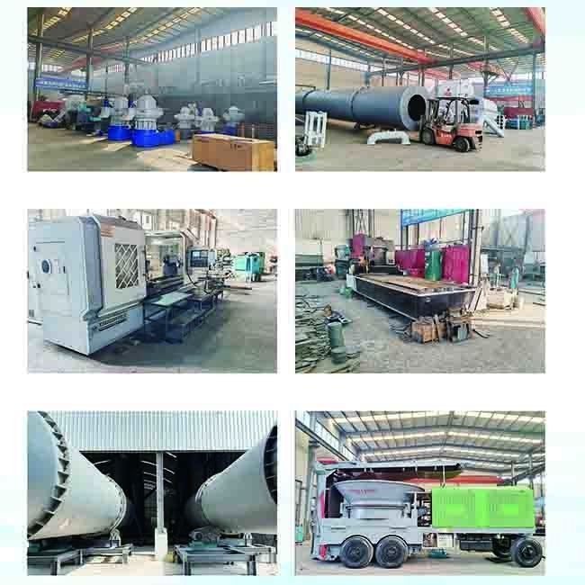 1 à 2 tonnes/h ligne de production de granulés de biomasse 2 à 12 mm 1,1-1,3 T/m3